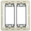 Panasonic Modern Cover Plate 2 Series with Mounting Frame Milky White WN6092W