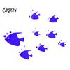 Marine Life Home Decor Fish Mirror Wall Stickers, Self Adhesive Ocean Decals, Removable Stickers 3D Art for Living Room Bedroom Bathroom Tile