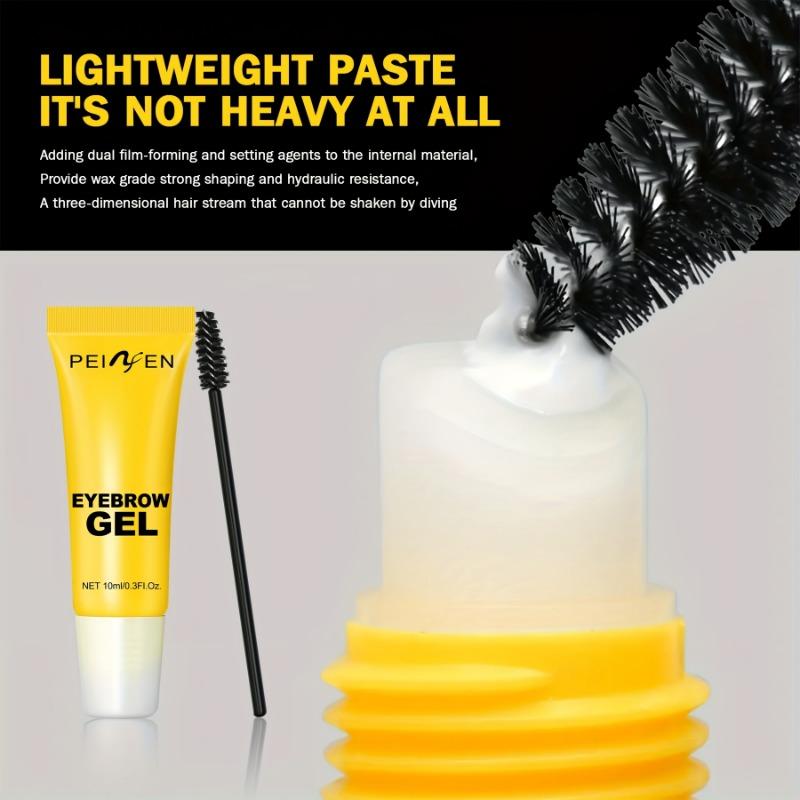 Long Lasting Eyebrow Styling Gel Clear Brow Fix Gel with Brush