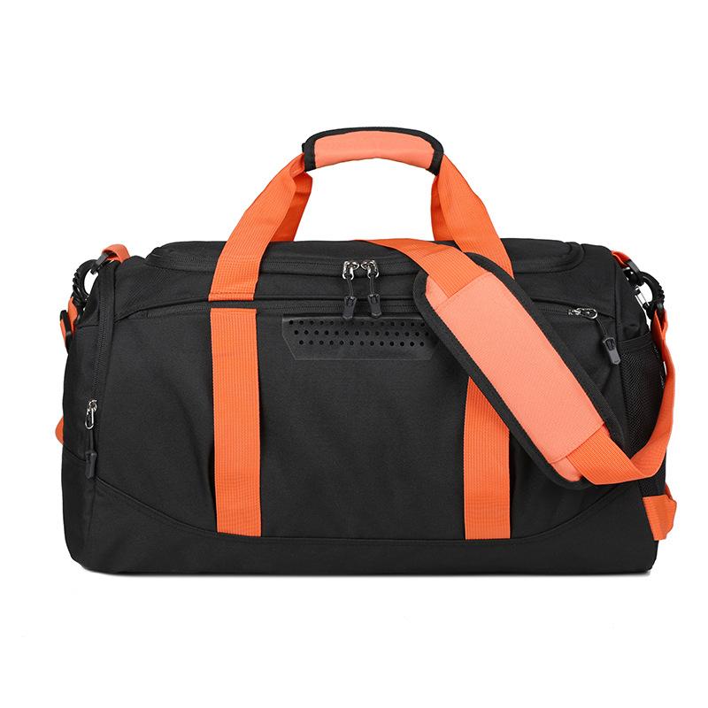 

Men and Women Same Style Dry and Wet Separation Sports Trendy Fitness Bag Pressure Relief Straps Carry Large Capacity Travel Bags and Shoe Bins оранжевый