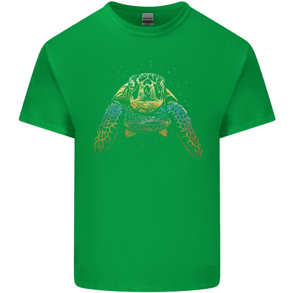 A Colourful Turtle Animals Ecology Ocean Unisexs Light Cotton TShirt