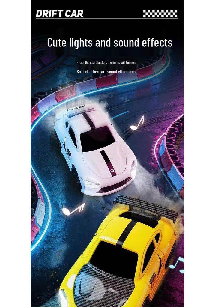 Mini Dual-Mode Remote Control Drift Car with Smart Induction