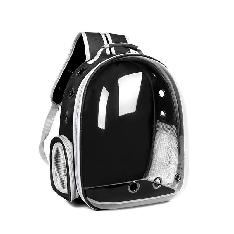 2025 Space Capsule Transparent Cat Backpack - Breathable, Double Shoulder, Portable Pet Carrier for Kittens