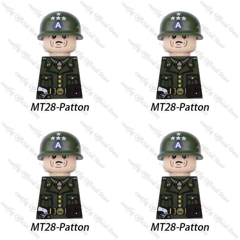 WW2 US Navy Military Airborne Field Corps Soldier Figures Building Blocks Army Flying Tigers Infantry Gun Weapon Bricks Kids Toy