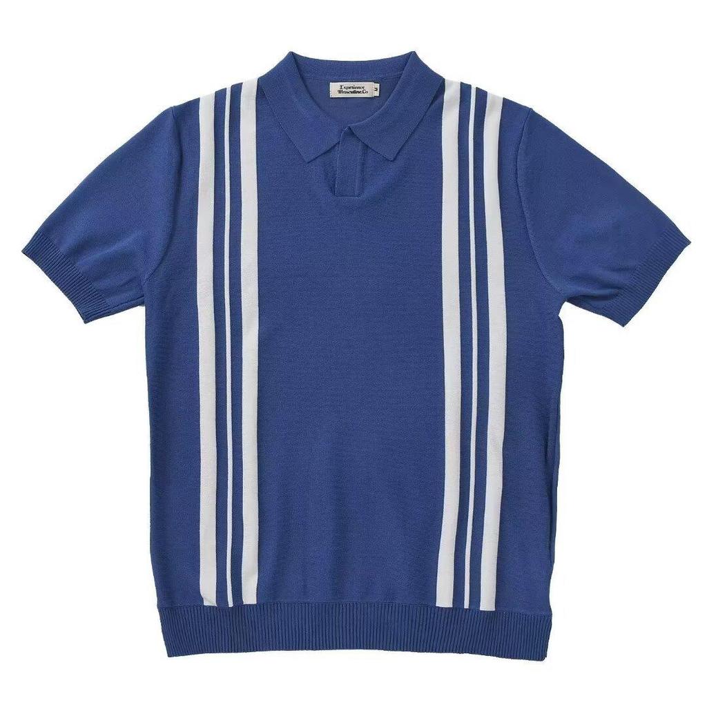 Men's Summer Fashion Trendy Harajuku Polo Shirt - High-End Style, Short Sleeve, Youthful Appeal