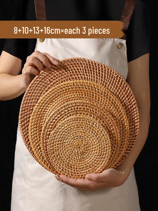 Shi Xun Wooden Coaster & Placemat Set