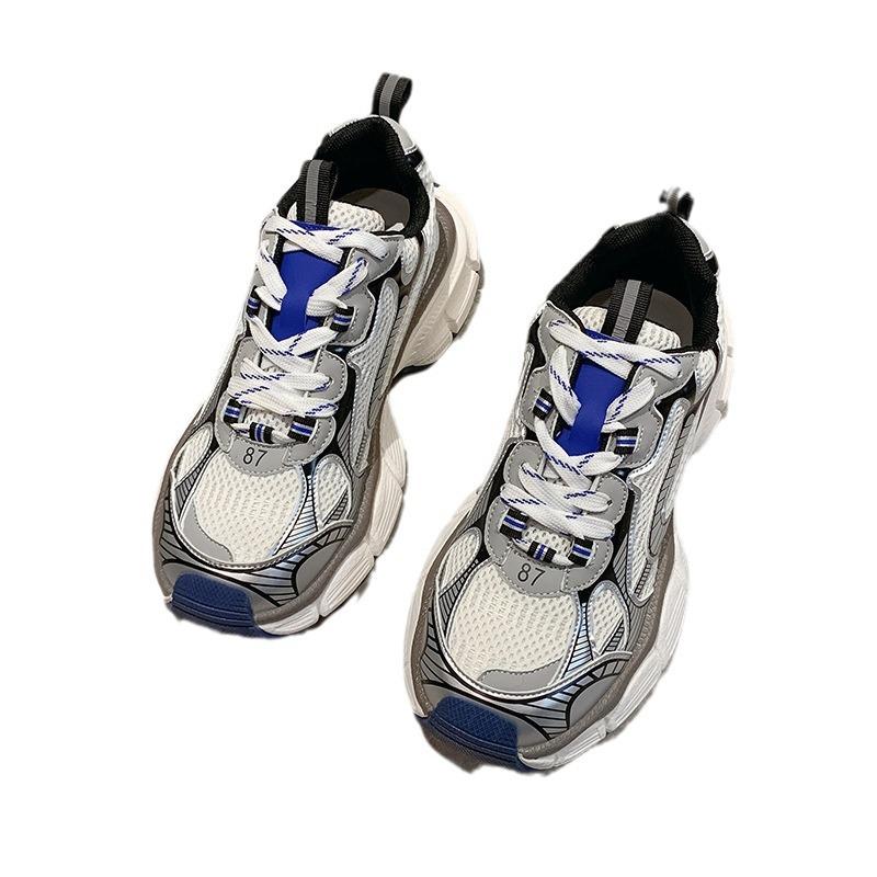 Dad Schuhe Damen Plateau Sportschuhe vielseitige Mode Freizeitschuhe 2025 Frühling und Herbst neu beliebt Internet-Berühmtheit Laufschuhe Tide