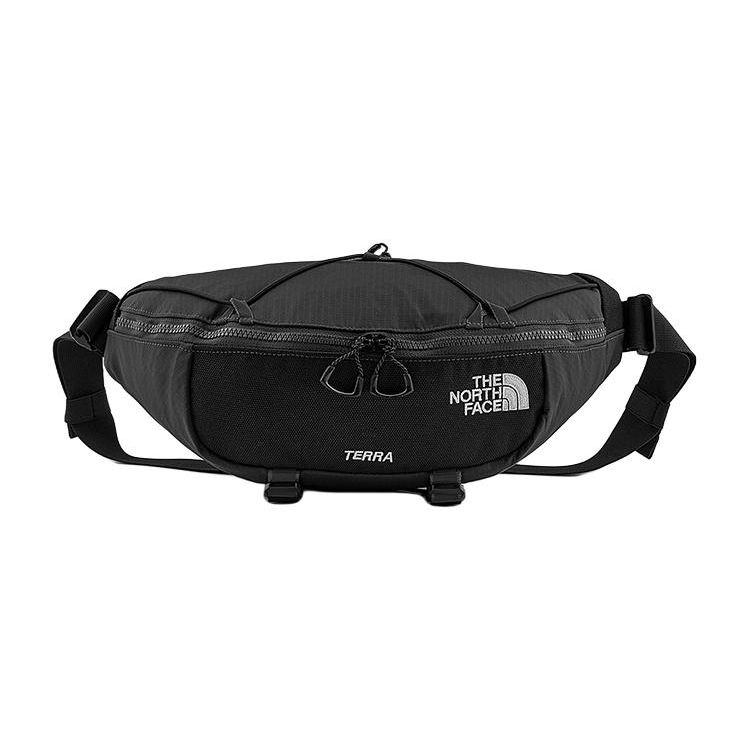 The North Face 6L Terra Casual Versatile Zipper Waist Bag Outdoor Bag Unisex Waist Bag Black NF0A81ENMN81 Black