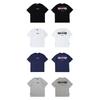 Wassup American Letter T-Shirt Short-Sleeved Men's Summer 2025 New Trendy Tee Couple Round Neck T-Shirt Top