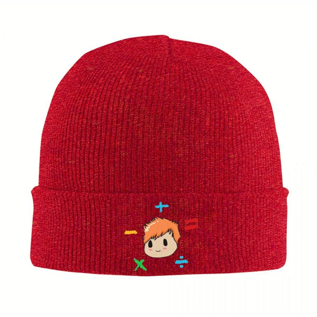Ed Sheeran Album Math Knitted Hat Beanie Winter Hats Warm New Caps Unisex Women