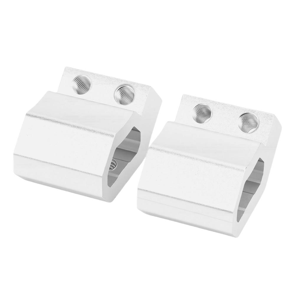 Toolbox Rail Corner Clip M8 Threaded Hole Tool Box Rail Corner Mount Replacement for Packout Silver