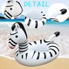 Zebra Aufblasbares Poolspielzeug Sommer Schwimmring für Baby Aufblasbarer Schwimmsitz Familienparty Wasserspielzeug Ausrüstung Schwimmstuhl