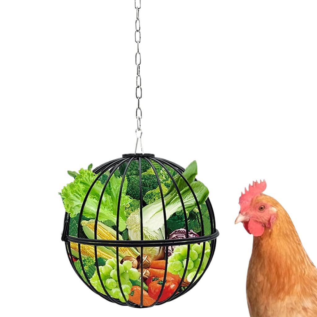 Nastavitelný kovový dávkovač krmiva pro drůbež, závěsný krmítko pro slepice, kurník, klec, venkovní, pro kachny, křepelky, kozy