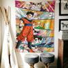 DRAGON BALL Wall Tapestry Aesthetic Wall Hanging Printed Fabric Blanket Decorative Tapestries for Bedroom Living Room Home Decor