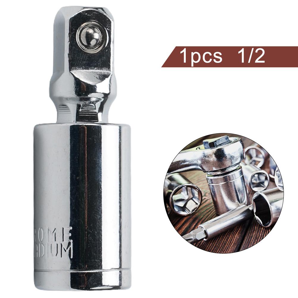 High Qaulity Socket Adapter 360 Degree Chrome Vanadium Steel Extension Bar High Torque Silver 1/2\" 1/2\\\\\\\"