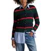 Polo Ralph Lauren Color Block Striped Button Down Long Sleeve Knit Sweater Women sweater 211A89539-001