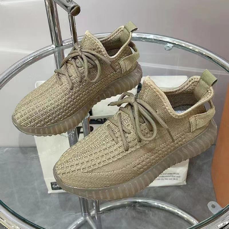 [Agent special shot] Women's summer new mesh shoes flying woven breathable mesh sports and leisure shoes