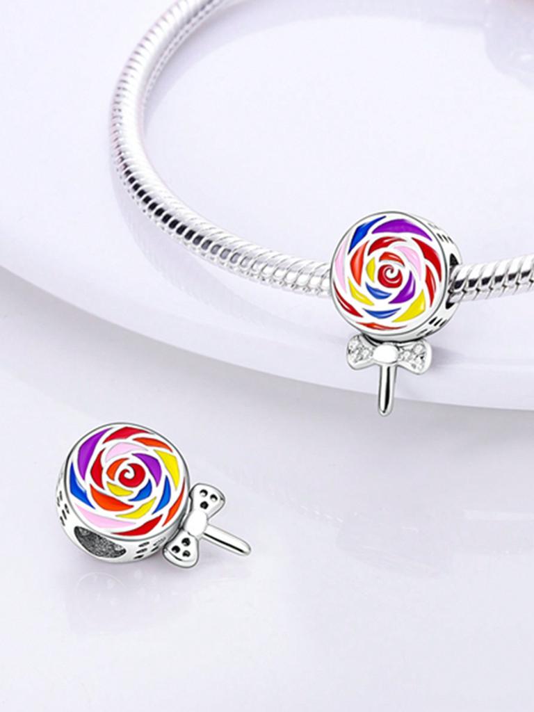 Copper Plated Original Charms Delicious Donut Cupcakes Beads Fit Bracelet Women'S Jewelry Gift