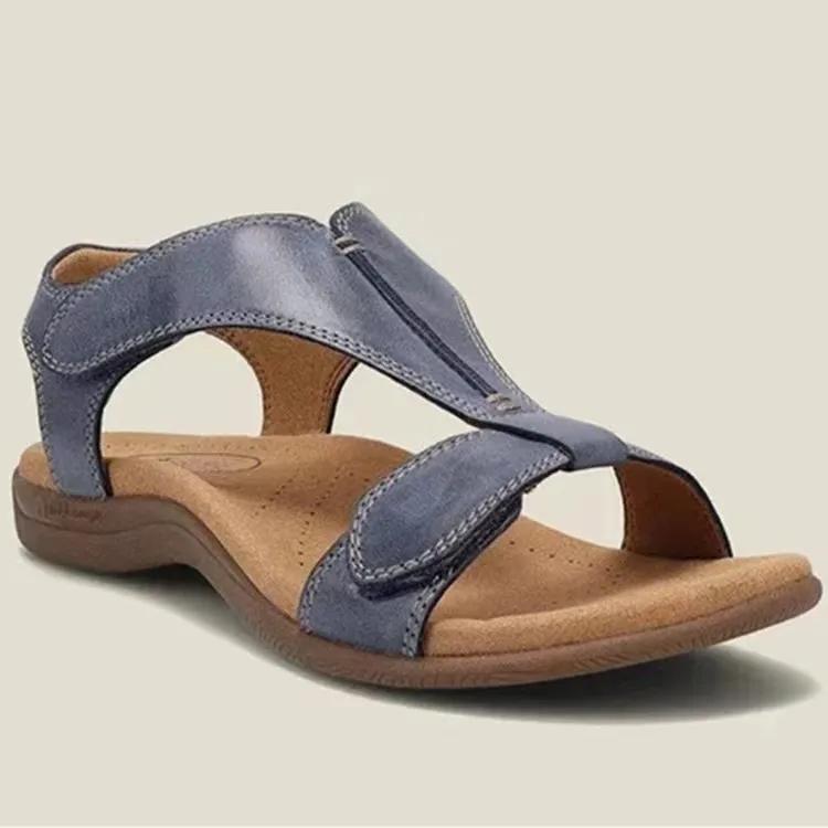 Casual Damessandalen Gesp Open Teen Zomer Voetboog Sandalen Vintage Wedge Slippers Platform Strand Sandalen