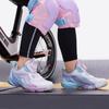 Anta PU Balance Bike Anti-Kick Shock Absorption Low-Top Childrens Running Shoes Kids Running Shoes White Purple 322329961-1