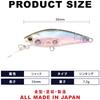 LUCKY CRAFT Tango 55S Sinking Fishing Lure Shad Fishing Gear