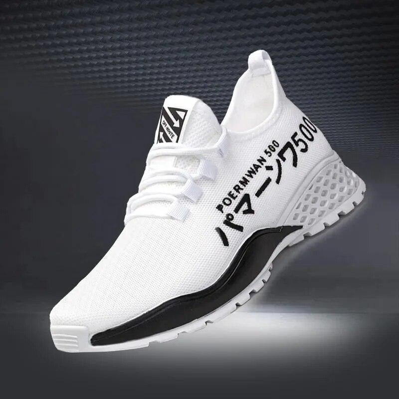 Casual Sneakers Men's Shoes Breathable Running Shoes Korean Fashi Trend Mesh Surface Shoes