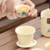 Pinjian Ru Kiln Landscape Travel Tea Set