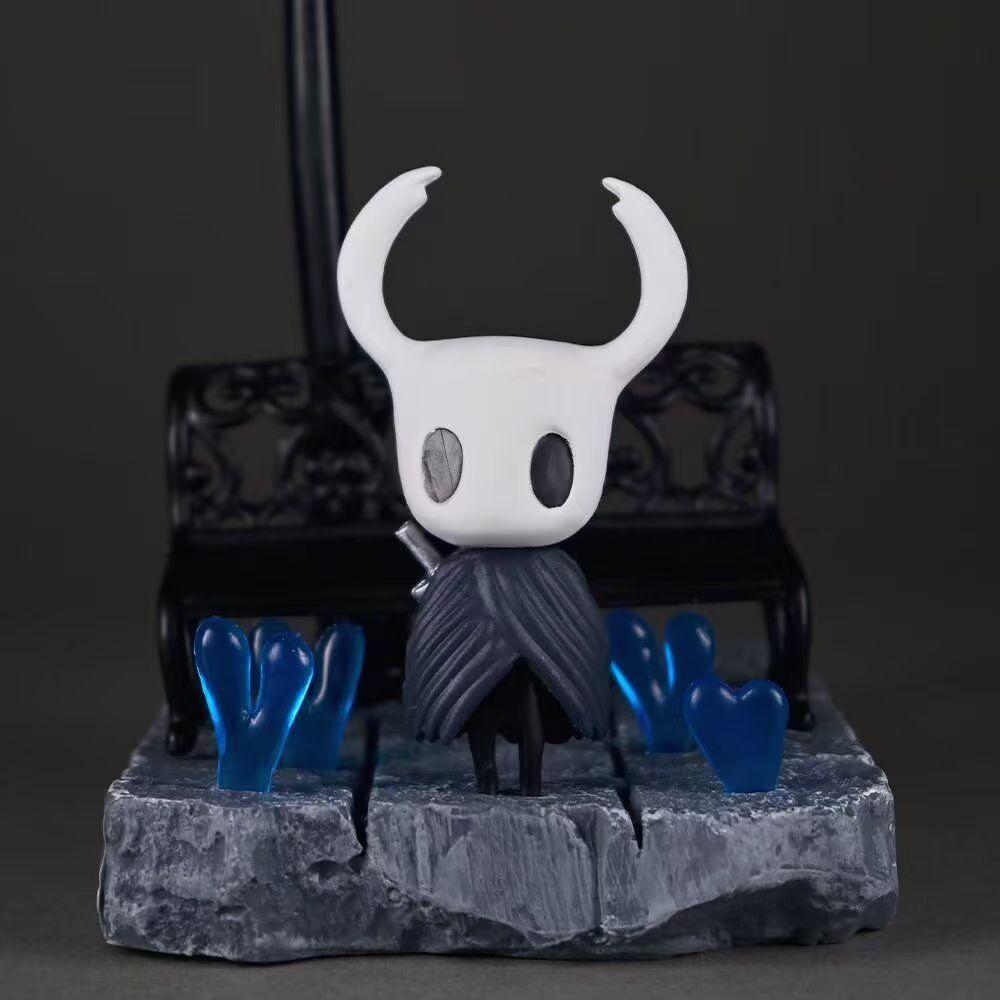 High-quality ghost hollow knight Table setting Streetlight Knight 2D Model Figure Ornament Color Box dragon ballz figurine