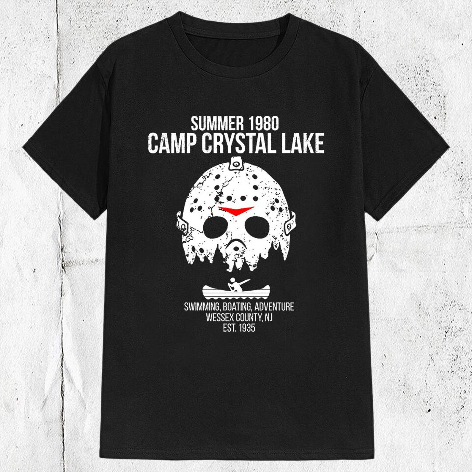 Camp Crystal Lake Friday the 13th Horror Movie T shirt S