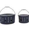 Round Portable Charcoal Grill for Boiling Tea and BBQ