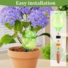 4Pcs Automatic Plant Watering Bulbs 375ml Clear Frog Style Self Watering Globe Insert Drip Irrigation System Garden Accessories