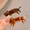Spring Acetic Acid Cute Cat Hair Clip for Women - Stylish Side Clip & Flyaway Accessory