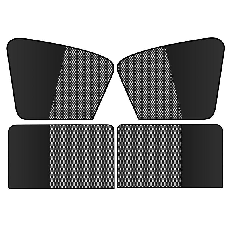 Magnetic Car Window Sunshade Black Glue Heat Insulation Curtain for Sun Protection