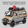 1:24 Scale WULING MINIEV Toy Model Car Metal Body Sound Light Pull Back Simulation Off-road Vehicles Models Children's Gifts
