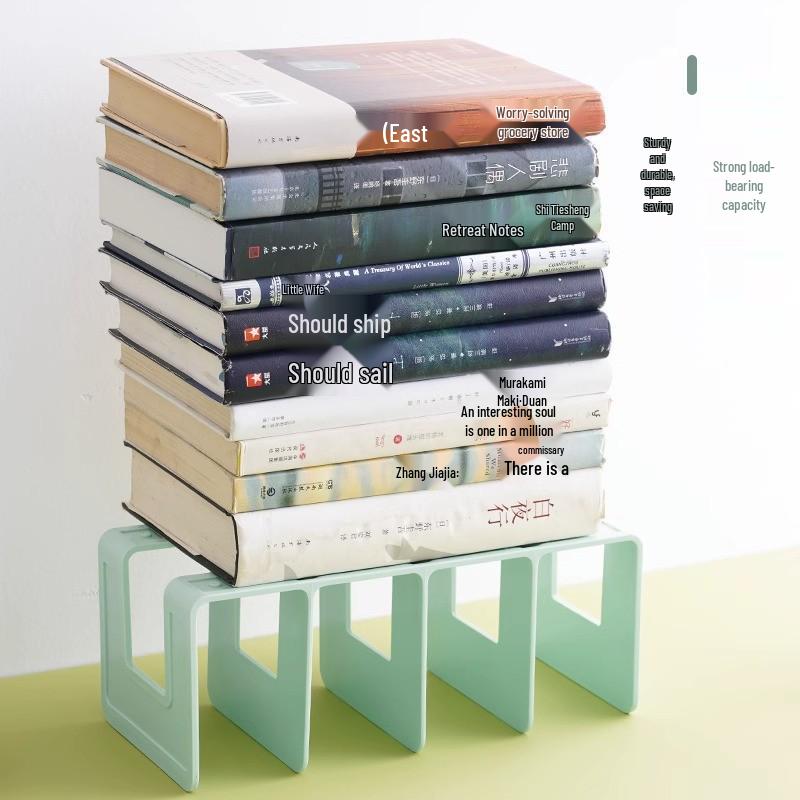 Plastic Desktop Book Stand Storage Rack