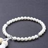 Women's Hanadama Pearl Prayer Beads, 8mm, with Bag and Natural Shell Core