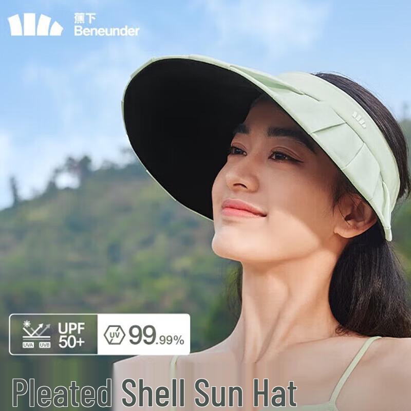 Beneath the Banana Women's Pleated Shell UV Protection Visor