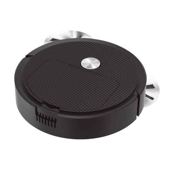 

Робот-пылесос и швабра Комбо Перезаряжаемый Подметающий Пылесосящий Моющий 3-в-1 Робот-пылесос Мини Подметающий Робот для Твердого Пола чёрный