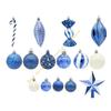Christmas Balls Set of 40 Plastic Sphere Ornaments Hanging Crafts Decor 55KF