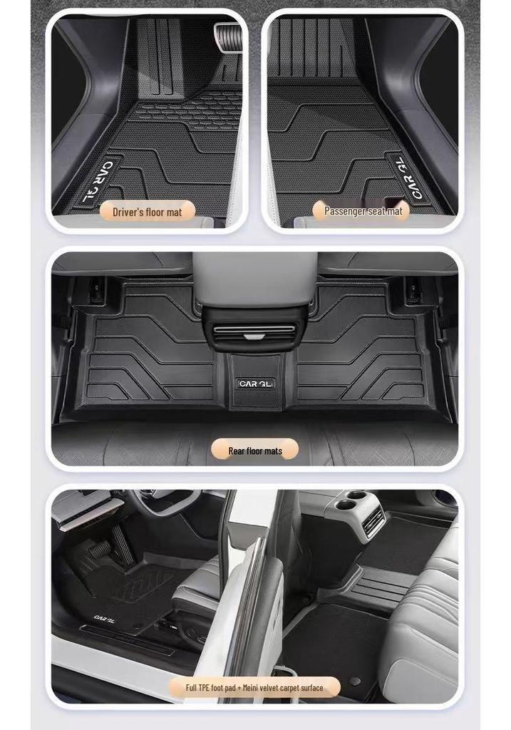 Odorless Floor Mats for 2024-2026 Changan X5 PLUS Bumper TPE Driver's Seat