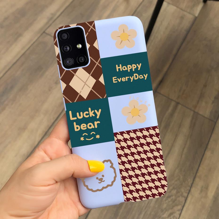 For Samsung Galaxy A51 5G SM-A516B Lovely Printing Jelly Phone Case Soft Silicone TPU Back Cover For Samsung A51 5G UW SM-A516V
