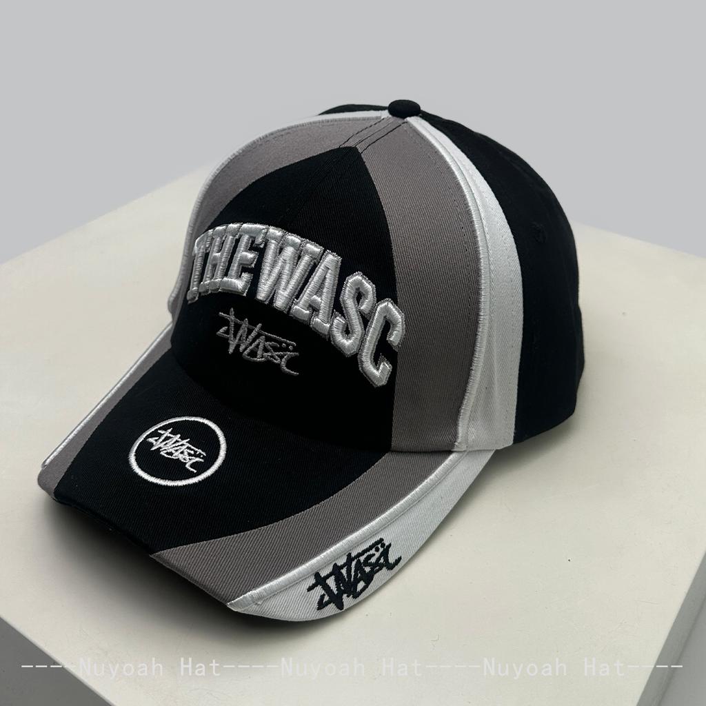 And Women Color Contrast 3D Letter Print Embroidery Baseball Caps Sun Protection Personalized All-Match Hardtop Peaked Hats Fashion Street Style