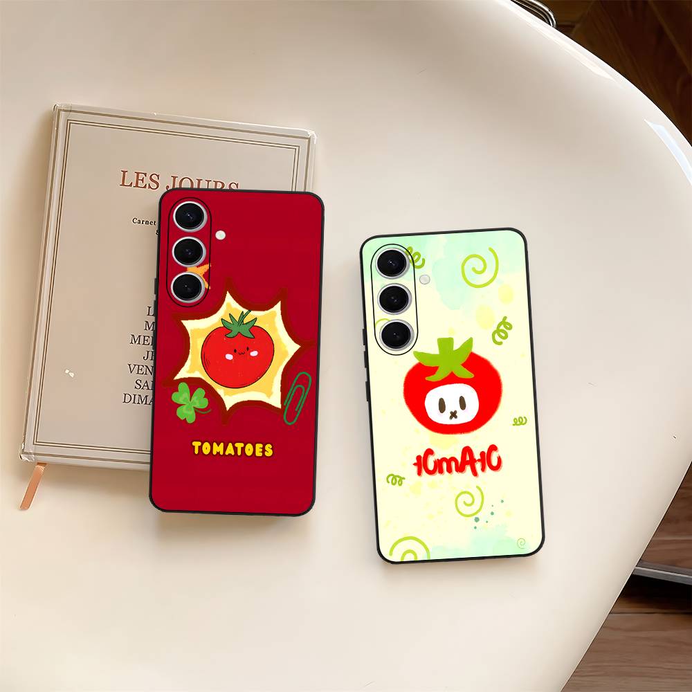 Tomaten Ausdruck Handyhülle Für Samsung S 24 Fe 25 Ultra Plus 20 Lite 21 30 22 23 24 22 Ultra 5G Fundas