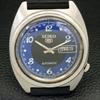 USED VINTAGE SEIKO 5 AUTOMATIC 6106C JAPAN MENS BLACK COLOR DIAL WATCH A433614-2 R118-a433614