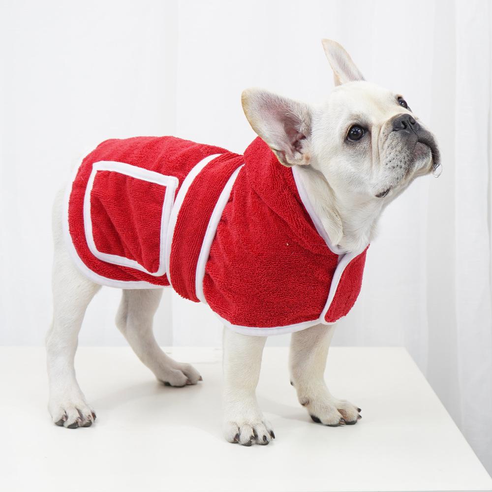 Custom Microfiber Absorbent Bathrobe Shower Towel for Cats Dogs XS-XL Quick Drying Sustainable Style Cute Design Spring Grooming