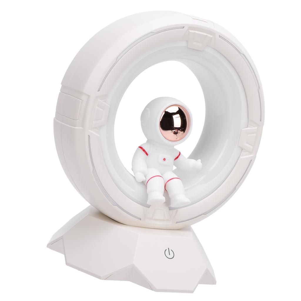 Weltraummann Nachtlicht für Kinder ABS PC Silikon 3 Farbtemperaturen USB Wiederaufladbare LED Nachttischlampe Schreibtischlampe
