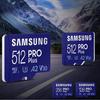 Samsung 128GB PRO Plus microSD Memory Card 256GB microSDXC,512GB Up To 180 MB/s,Full HD & 4K,UHS I,C10,U3,V30,A2,for Phones GoPRO and DJI Drone Camera