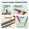 Pen Exploration Series Small Fat Pen Niche Handbook Pen Black Wooden Quick-Drying Neutral Pen