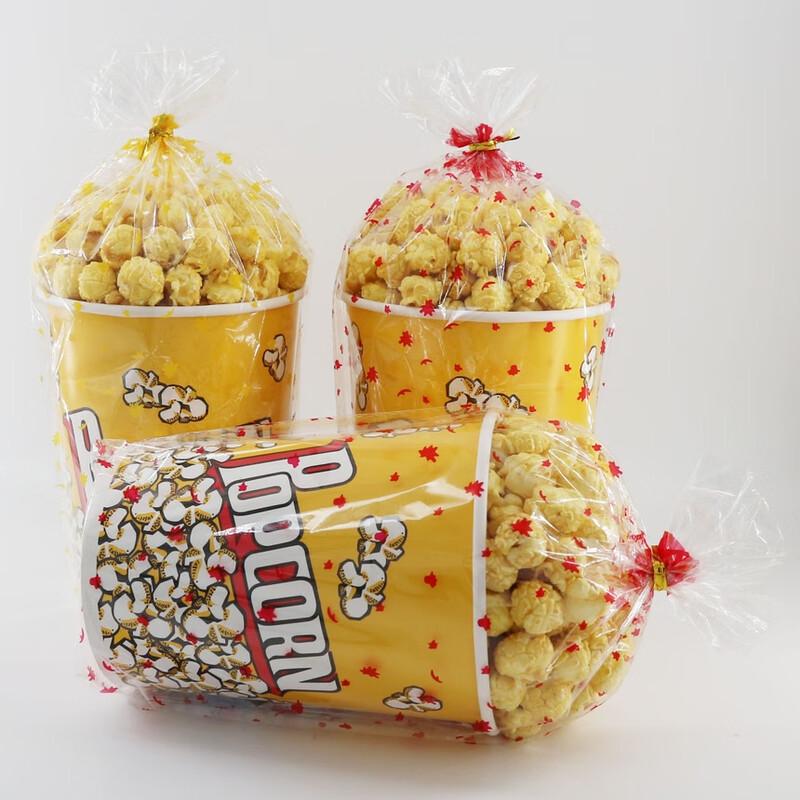 Disposable Commercial Popcorn Buckets with Accessories