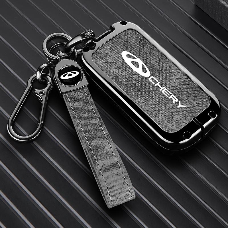 Zinc Alloy Key Shell Covers for Chery, Tiggo 8, 7 Plus - Full Coverage, 5x Anti-Drop Protection